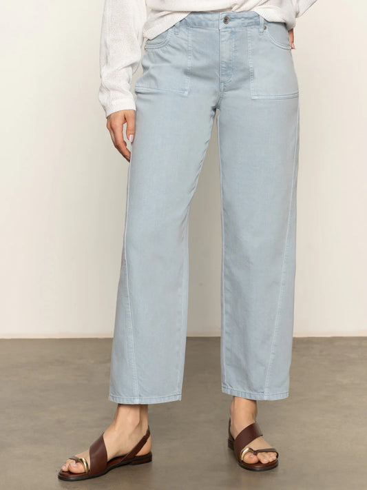 District Column Ankle Jean by Sanctuary in Blue Mirage