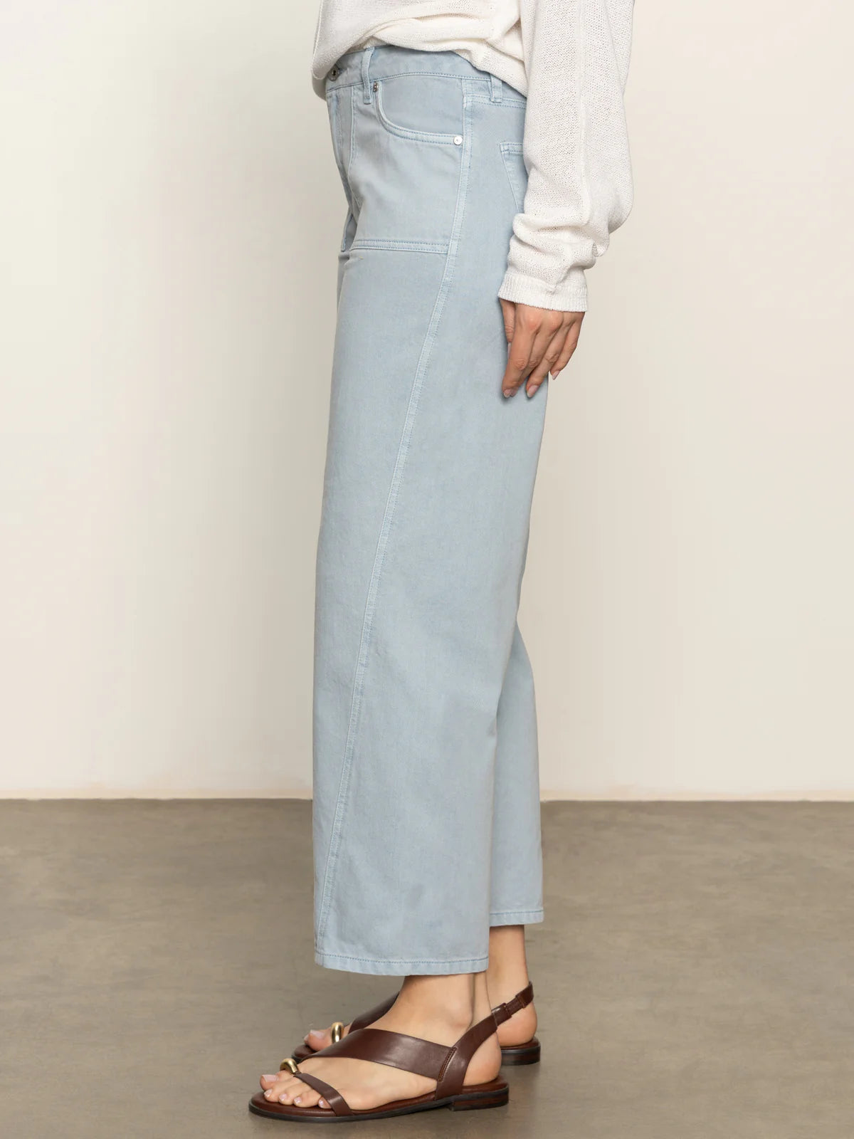 District Column Ankle Jean by Sanctuary in Blue Mirage