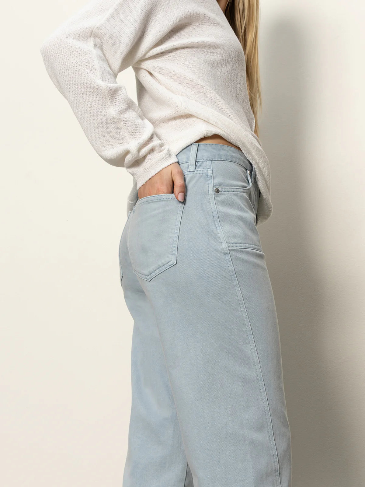 District Column Ankle Jean by Sanctuary in Blue Mirage