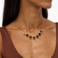 Ellie Multi Bezel Necklace by Brackish