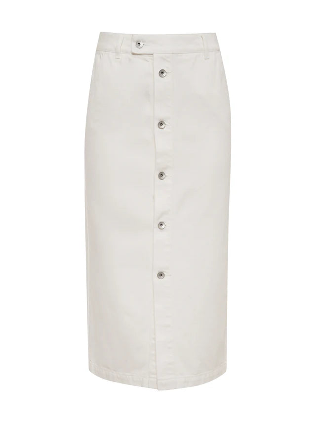 Carrier Denim Skirt by Sanctuary in Bleached White