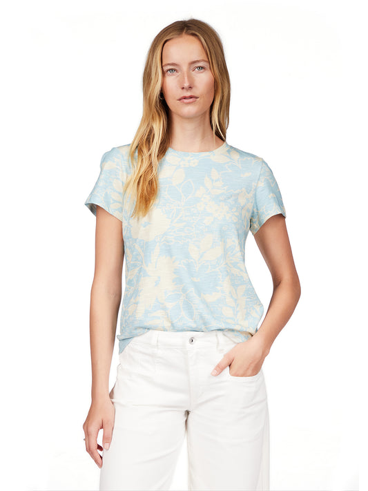 The Perfect Tee by Sanctuary in Blue Hibiscus