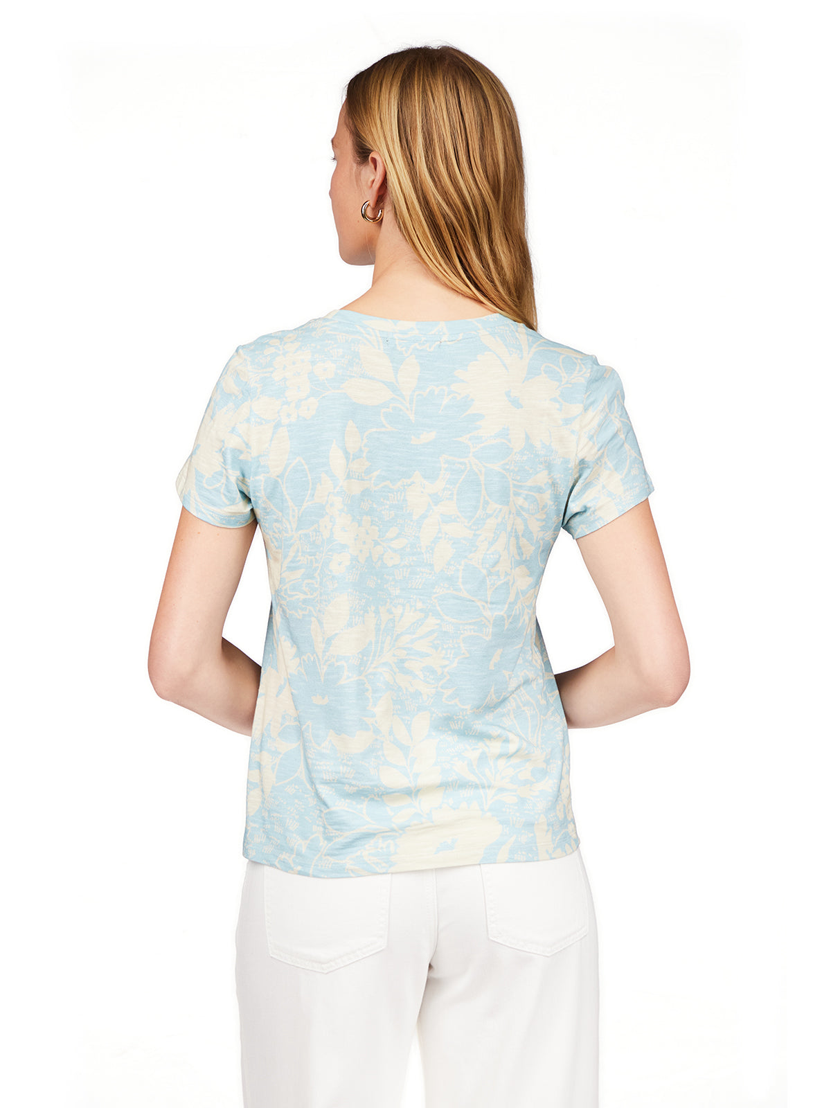 The Perfect Tee by Sanctuary in Blue Hibiscus