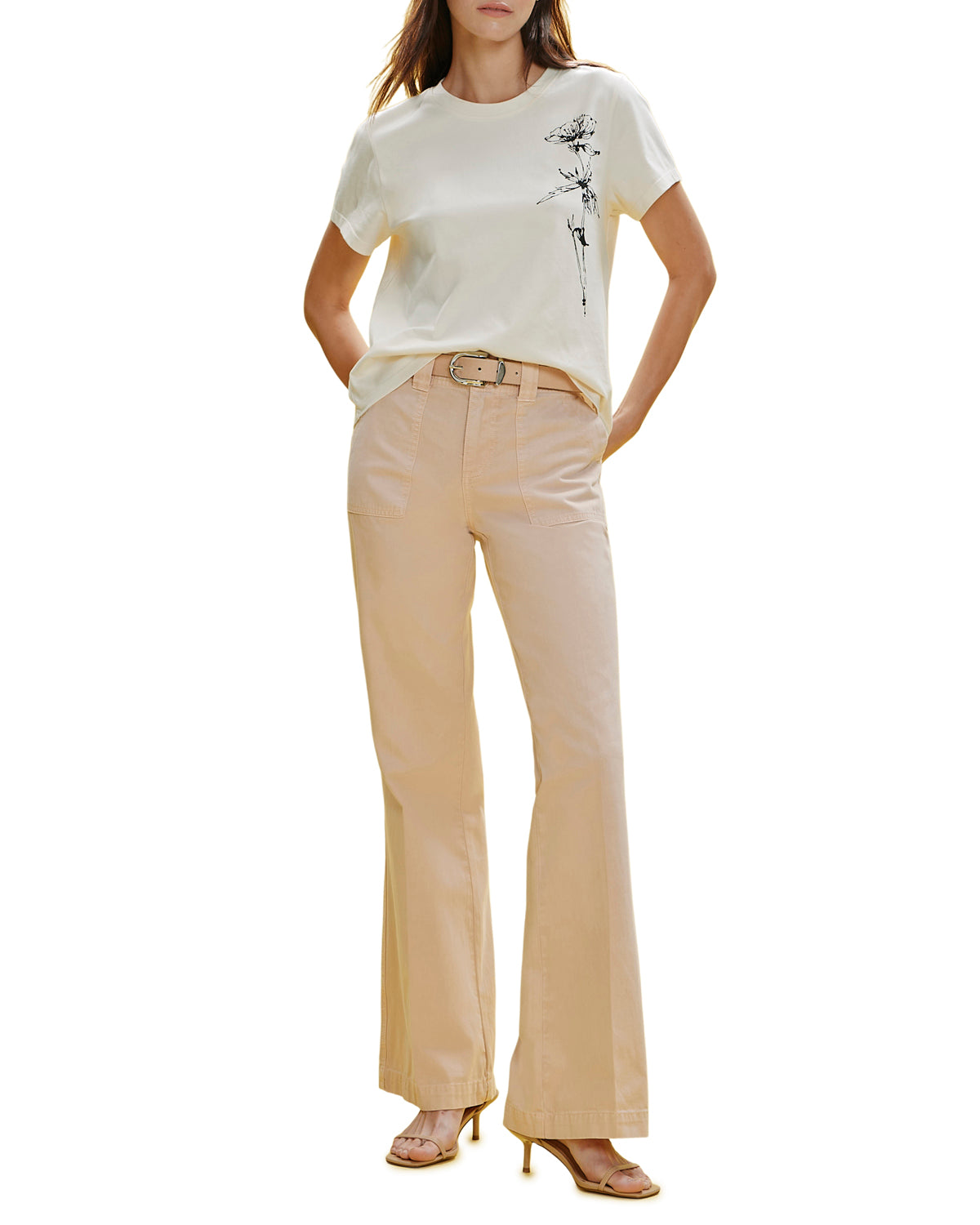 Timeless Tee by Sanctuary in Collagen w/Dandelion