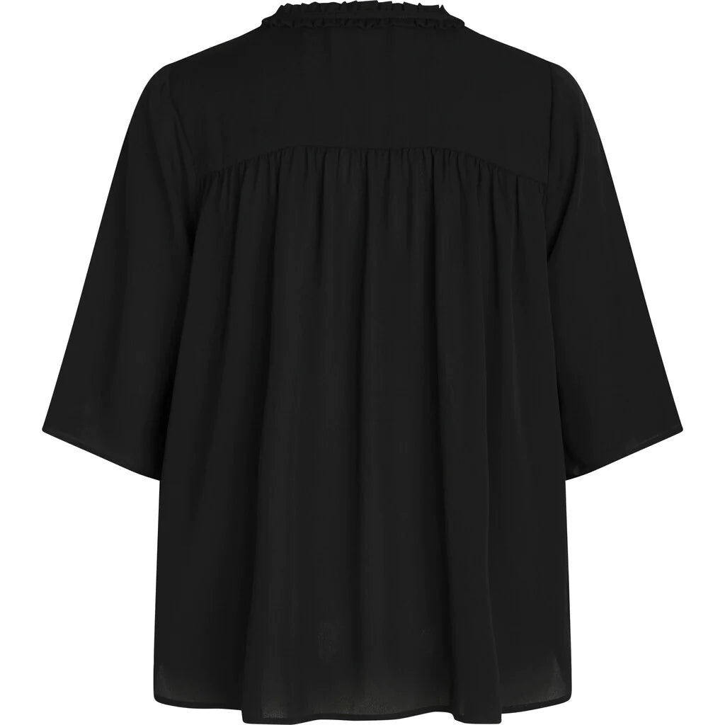 Camilla Kasikas Blouse by Bruuns Bazaar in Black