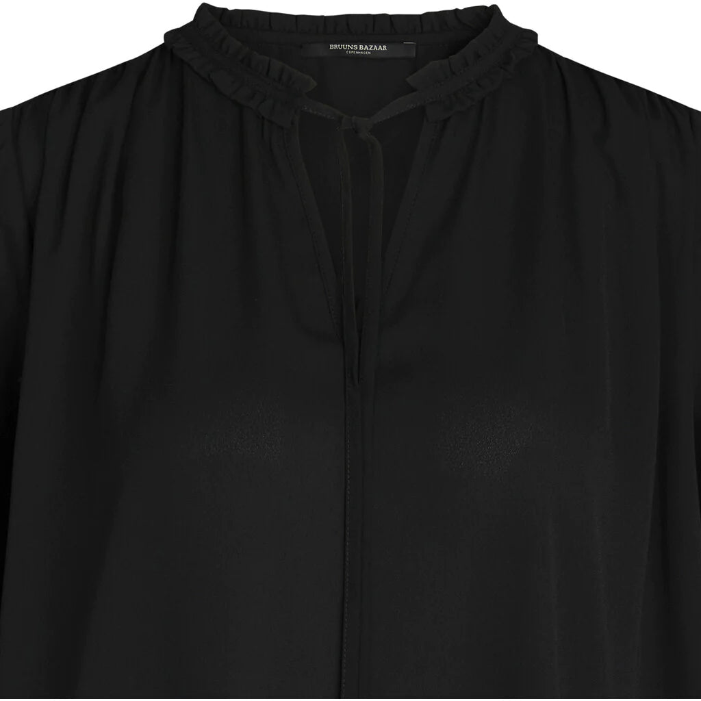 Camilla Kasikas Blouse by Bruuns Bazaar in Black