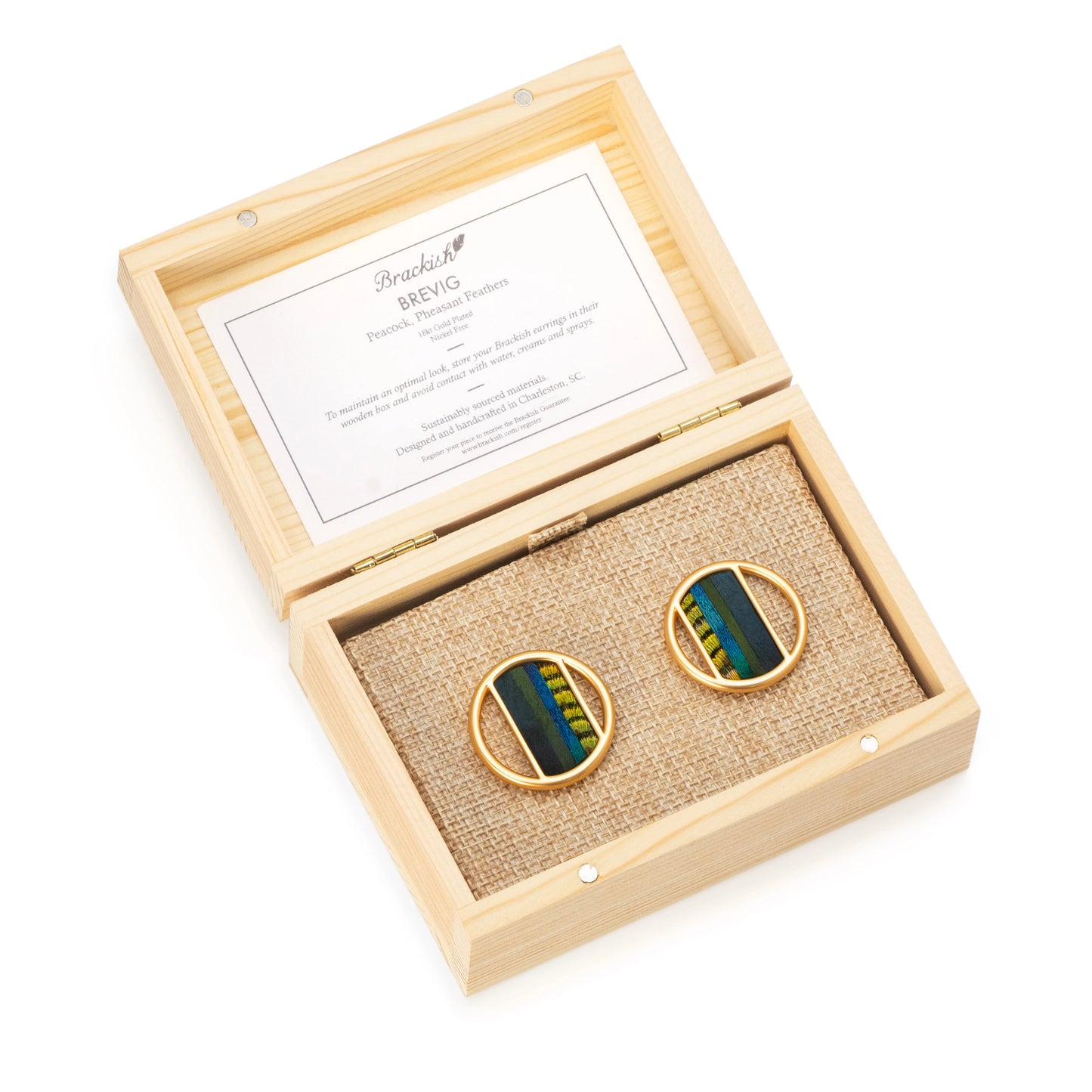 Brevig Circle Earring by Brackish