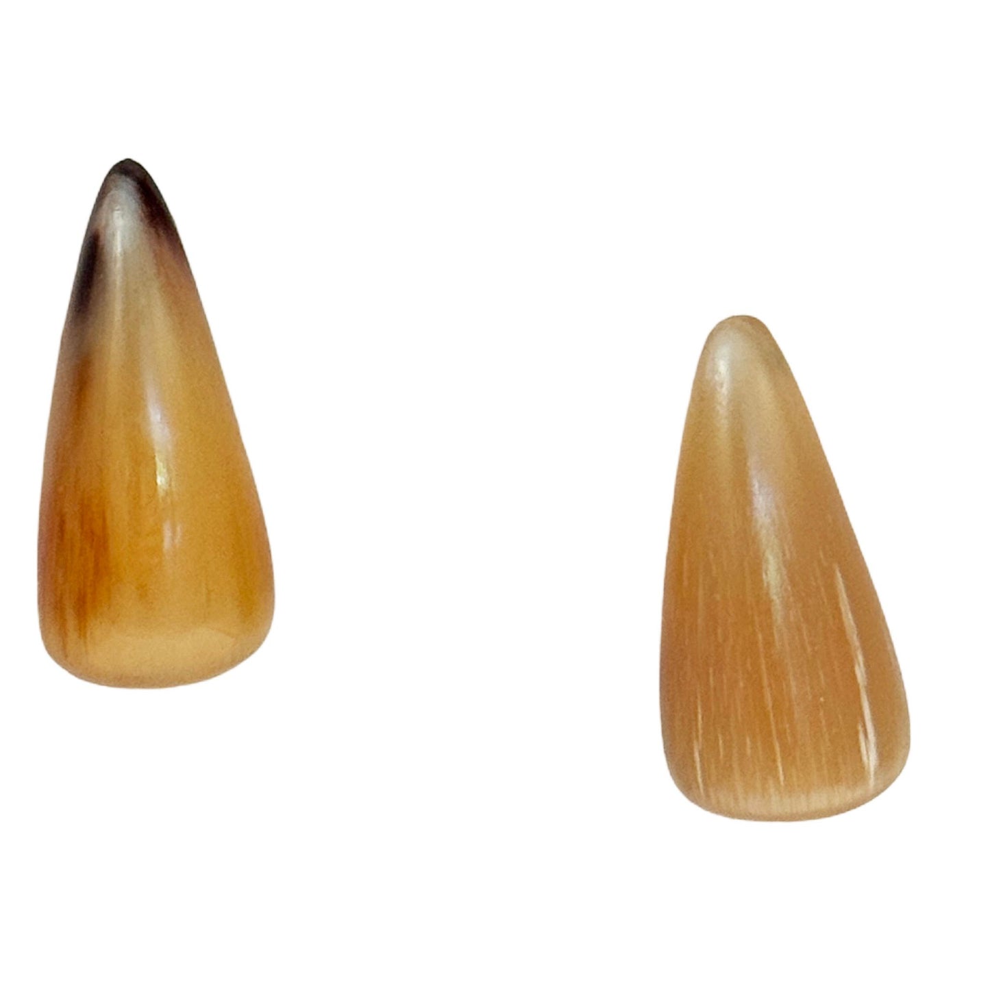 Mixed Color Natural Horn Drop Earrings by VIVO Studios