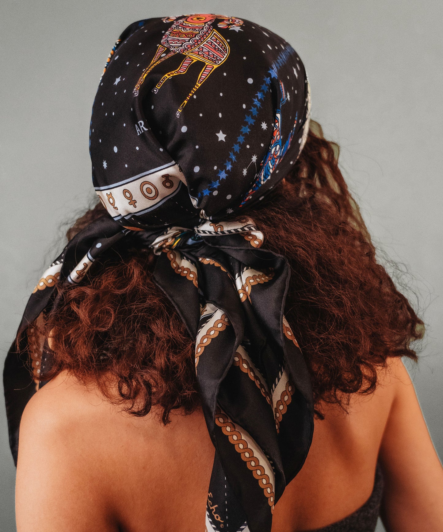 Written in the Stars 35" Silk Square by Echo New York
