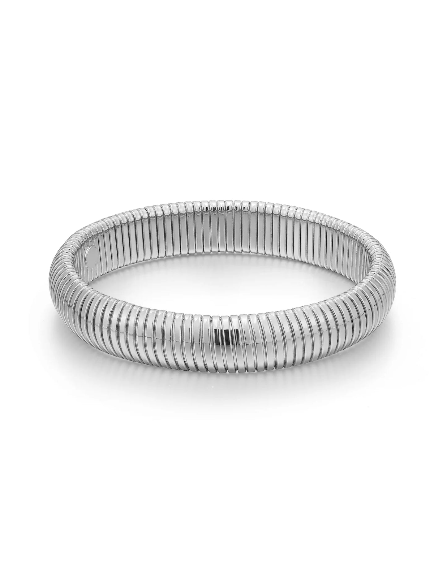 Flex Snake Chain Bracelet by LUV AJ in Silver