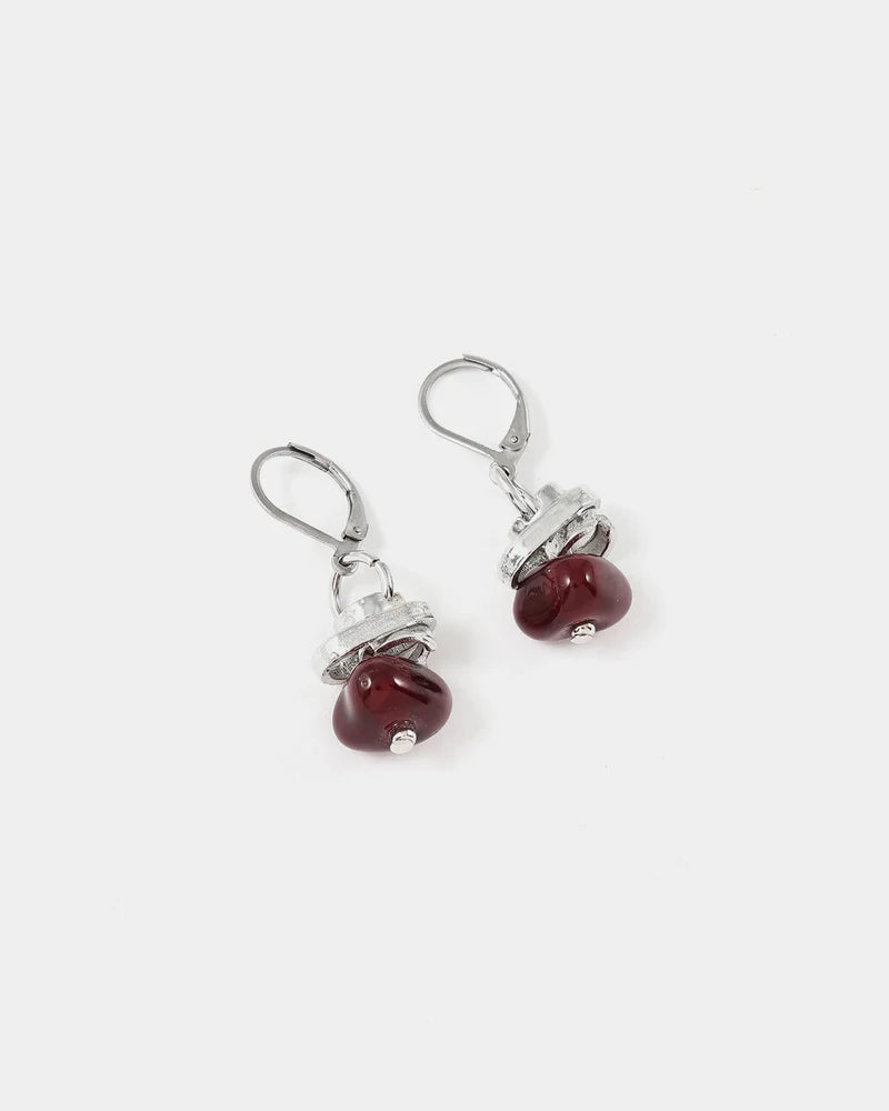 Pegasus Earring by Anne-Marie Chagnon in Cherry