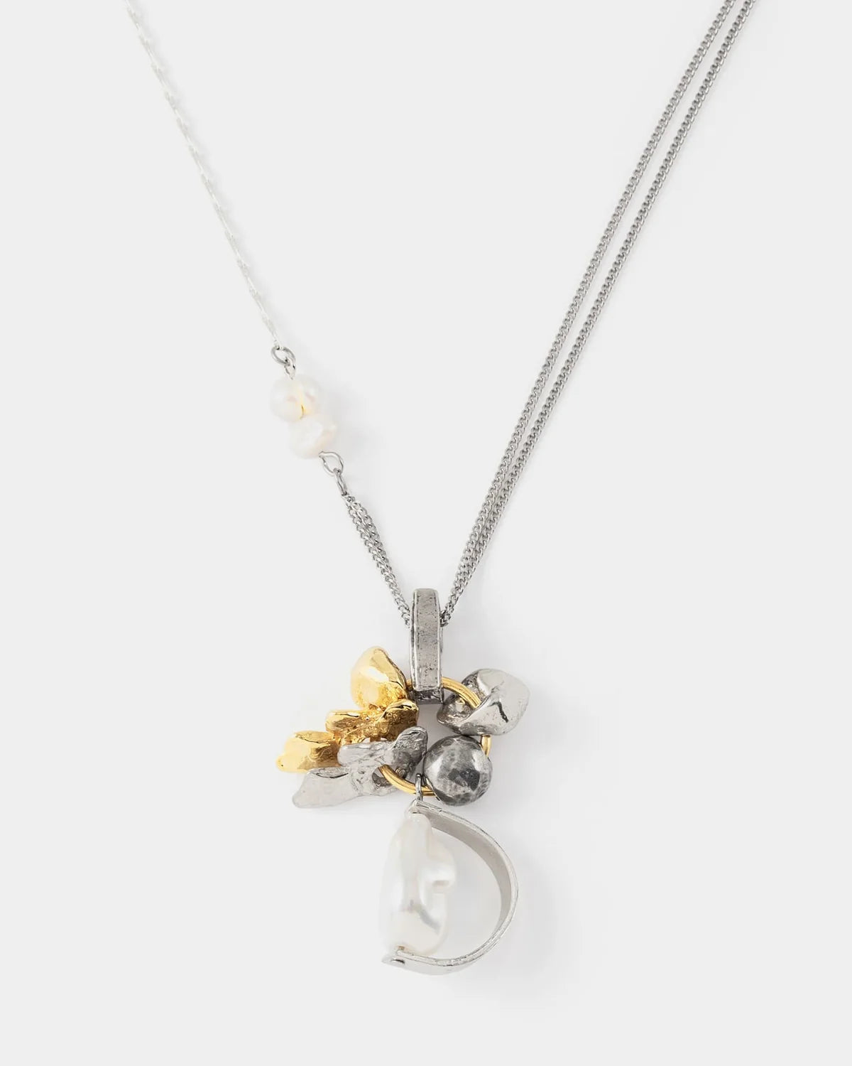 Morya Necklace by Anne-Marie Chagnon in Two Tone
