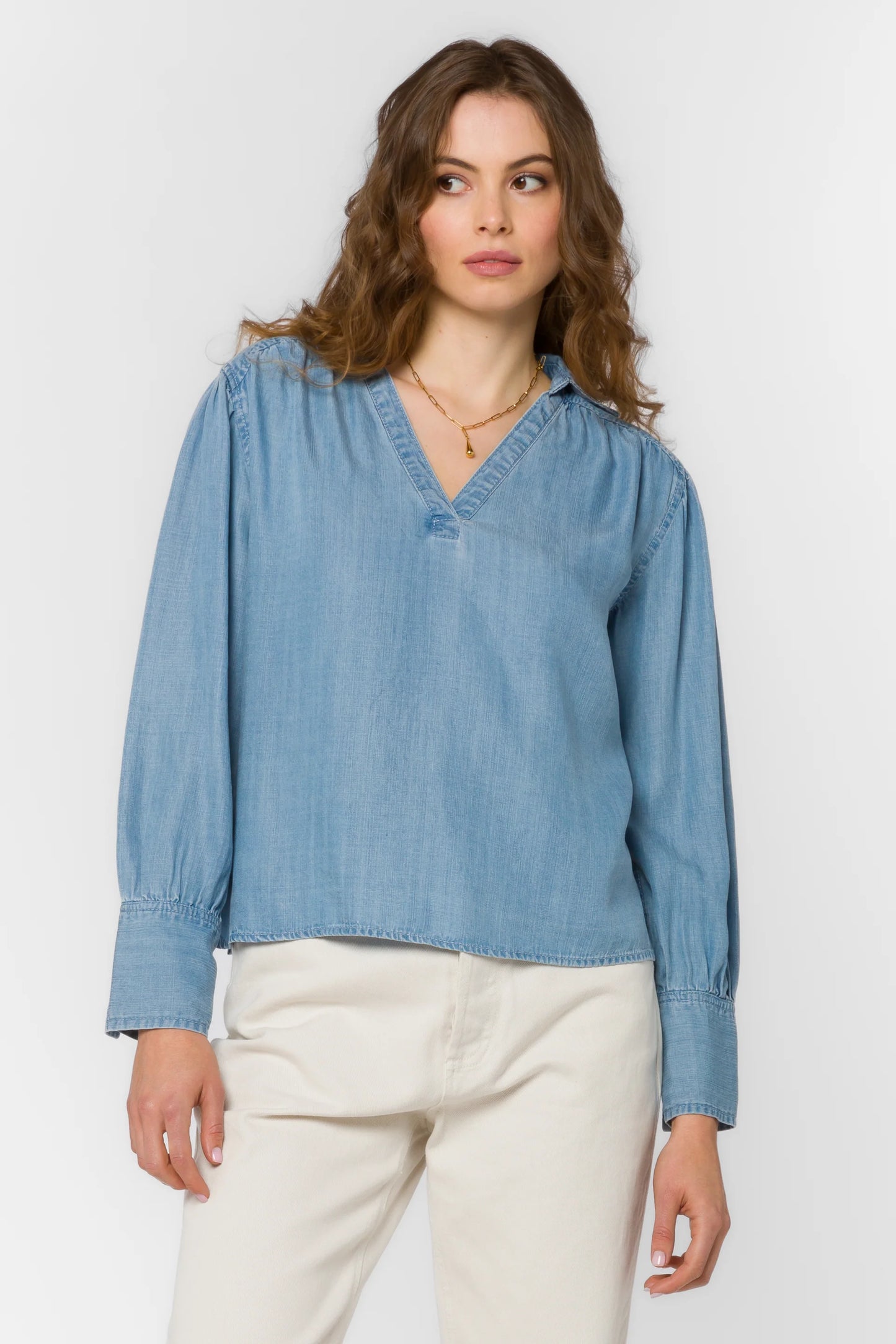 Beretta Top by Velvet Heart in Classic Indigo