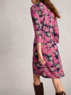 Tallie Jersey Dress by White Stuff in Pink