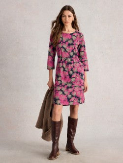 Tallie Jersey Dress by White Stuff in Pink