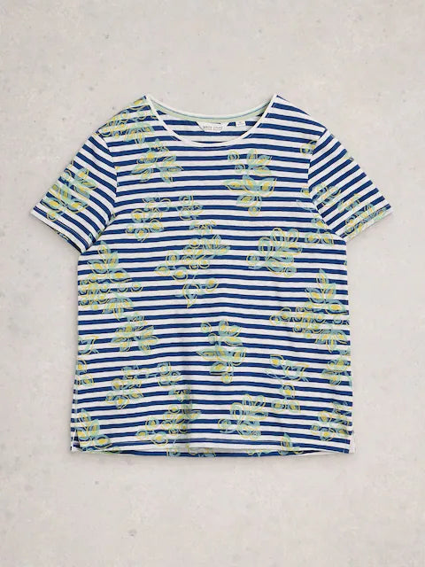 Abbie Tee by White Stuff in Blue Multi