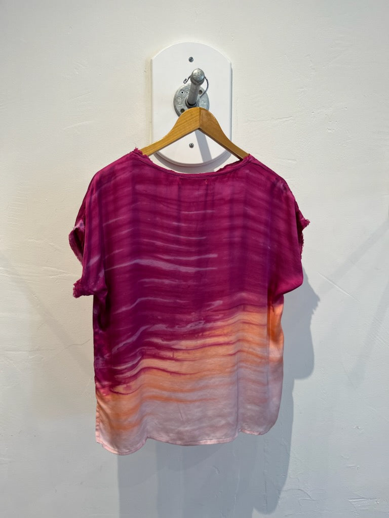Eco Satin Maui Tee by River+Sky in Coraline