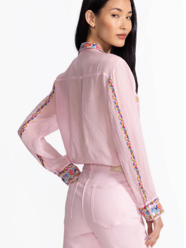 Sydnee Shirt by Johnny Was in Primrose Pink