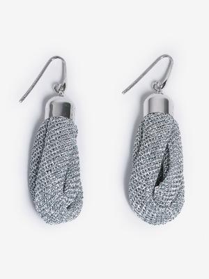 Josephine Bo Earrings by Maison Lurex in Silver