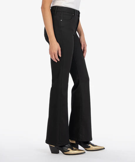 Stella Fab Ab High Waist Flare Pant by Kut from the Kloth in Black
