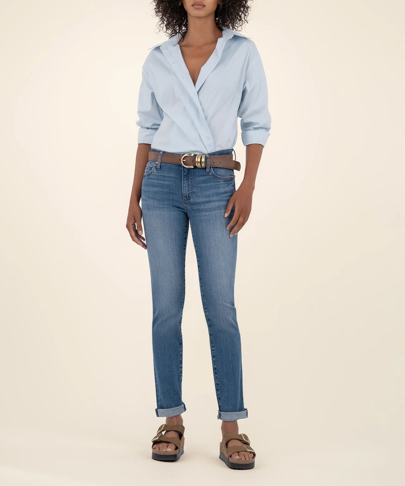 Catherine Boyfriend Jeans by Kut from the Kloth in Incandescent Wash