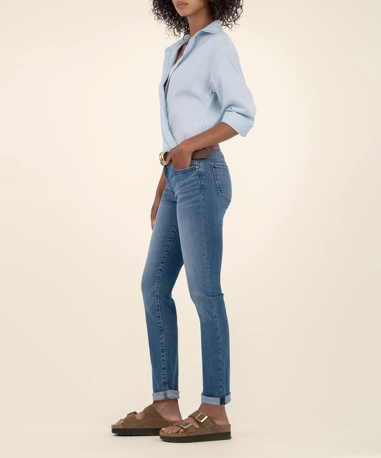 Catherine Boyfriend Jeans by Kut from the Kloth in Incandescent Wash