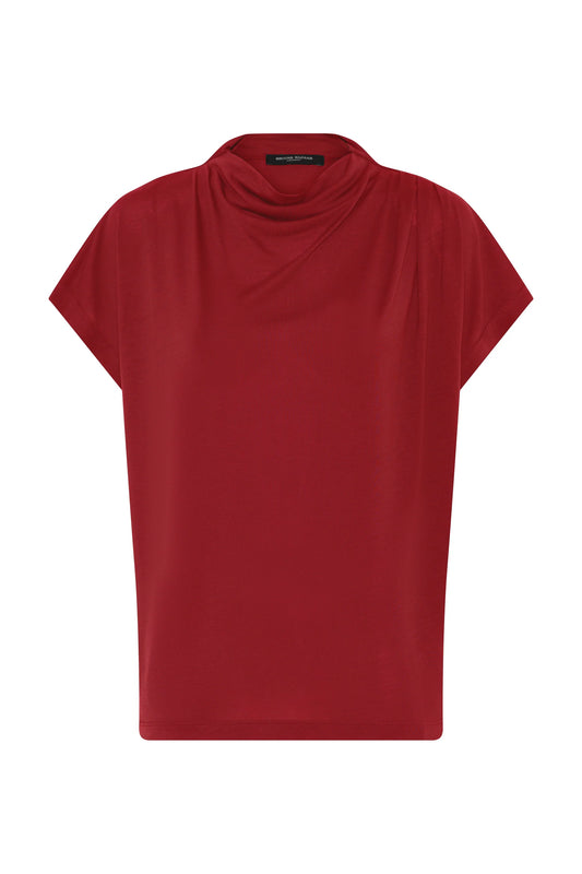 Ginae Blouse by Bruuns Bazaar in Deep Claret