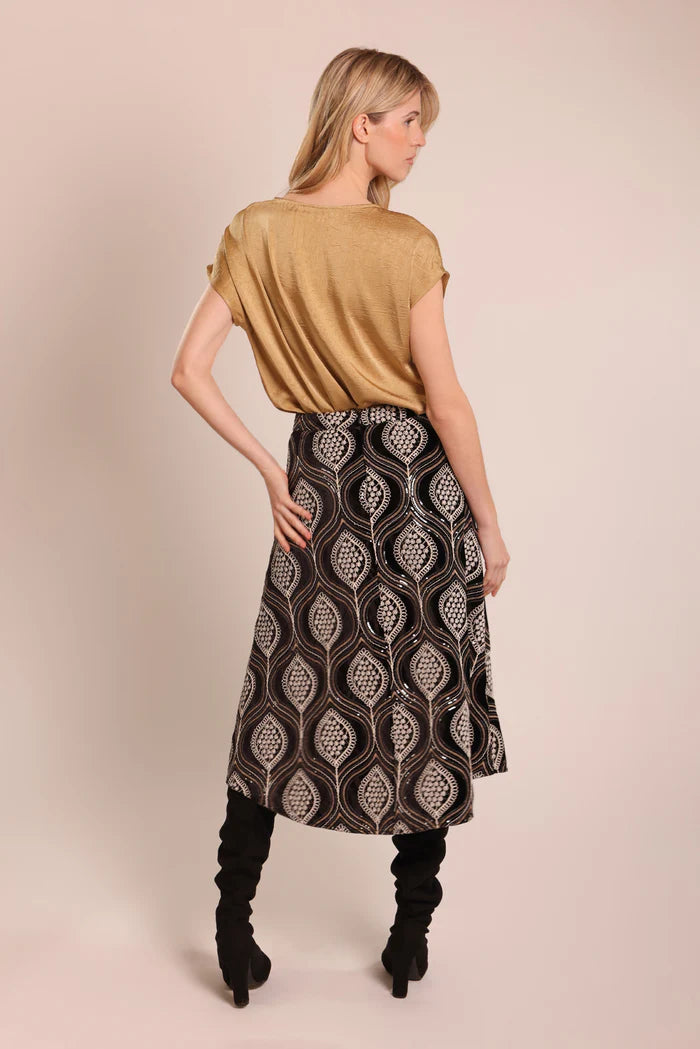 Anarchy Skirt by Traffic People in Black and White