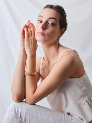 Lou Bracelet by Maison Lurex in Gold