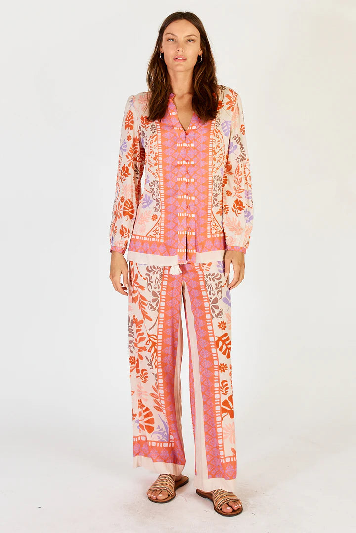 Carrara Shirt by Lula Soul in Stone