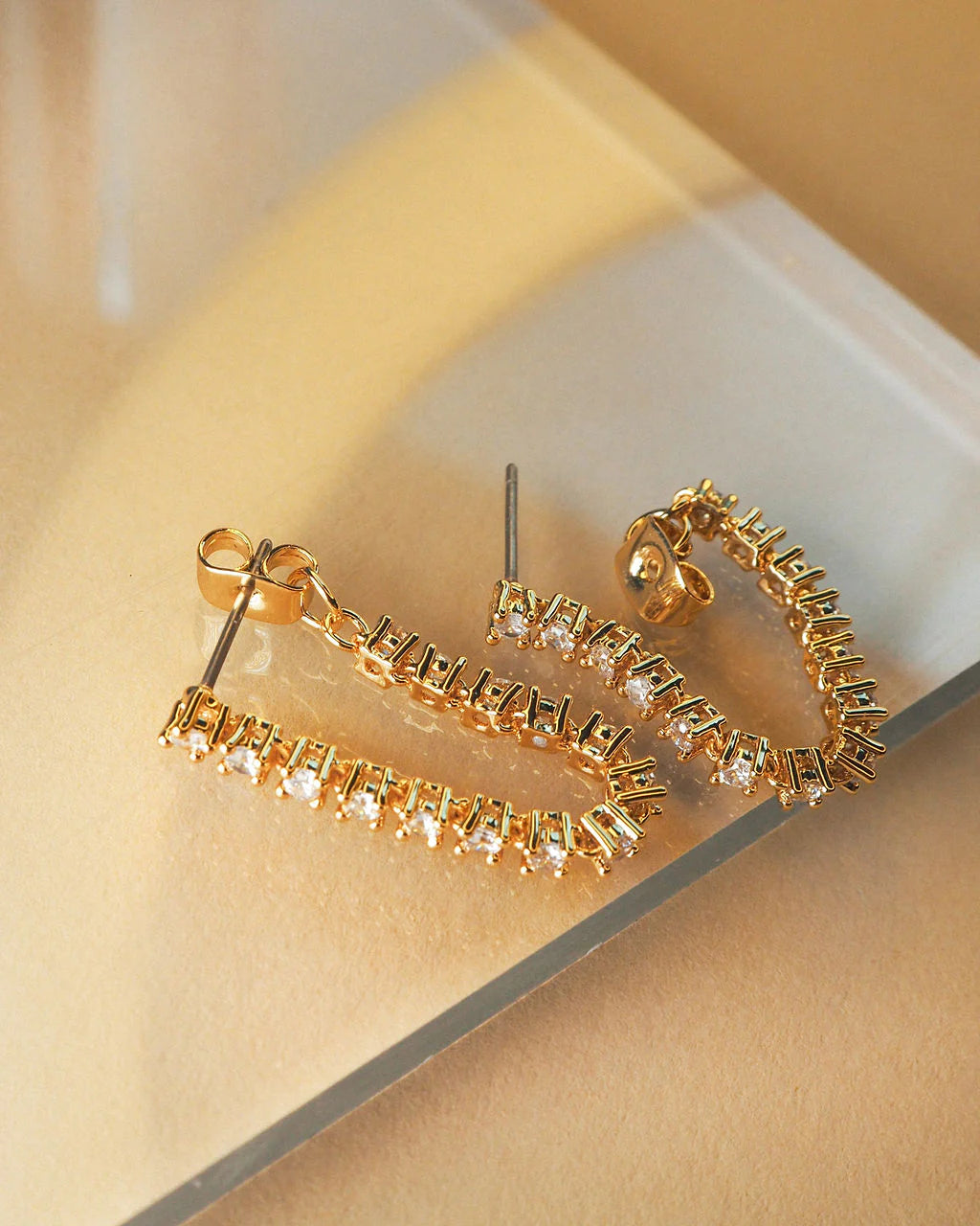 Ballier Chain Studs by LUV AJ in Gold
