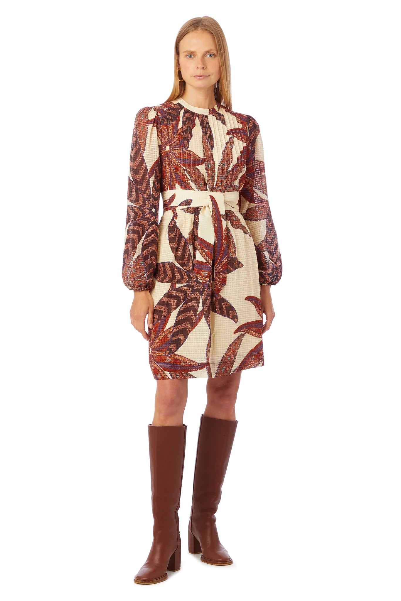 Catie Mini Dress by Marie Oliver in Anise