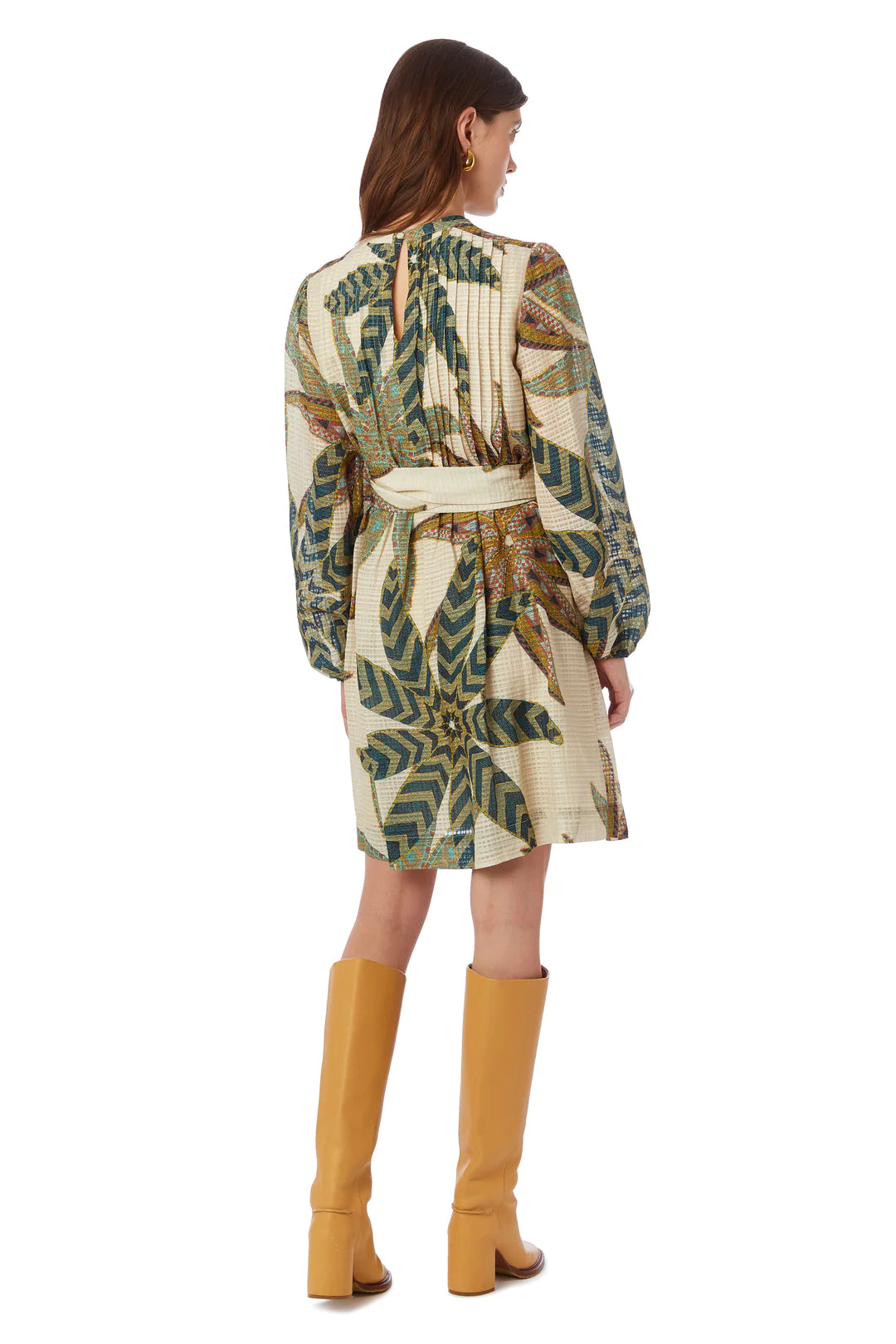 Catie Mini Dress by Marie Oliver in Lichen