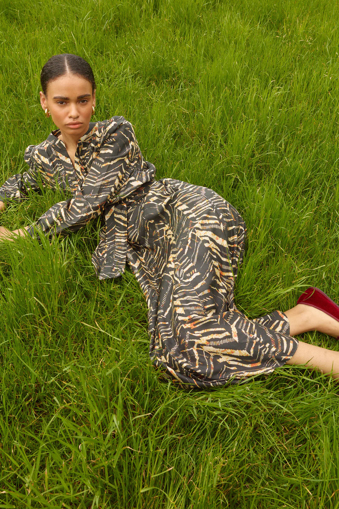 Lillian Dress by Marie Oliver in Zebra