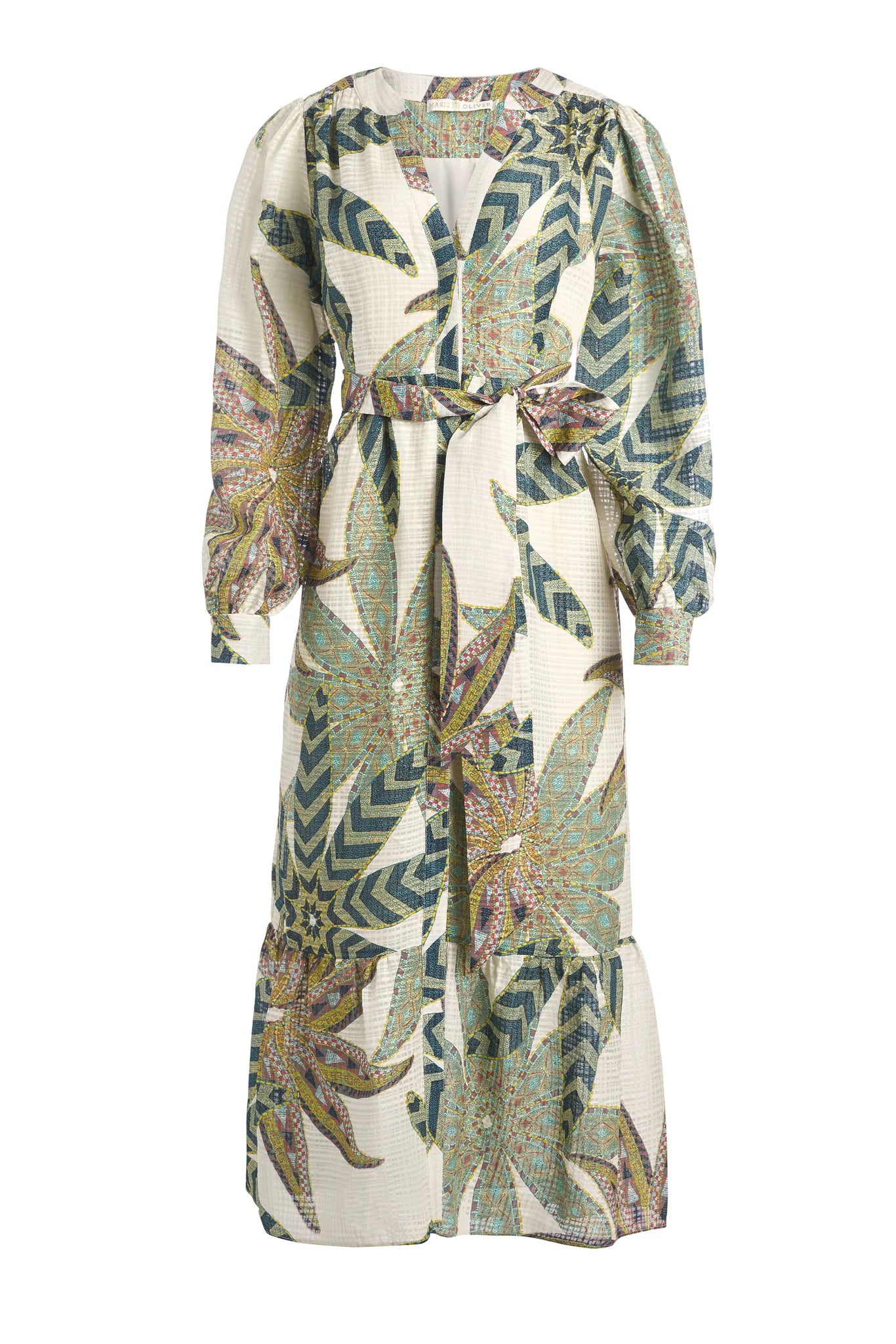 Hannon Dress by Marie Oliver in Lichen