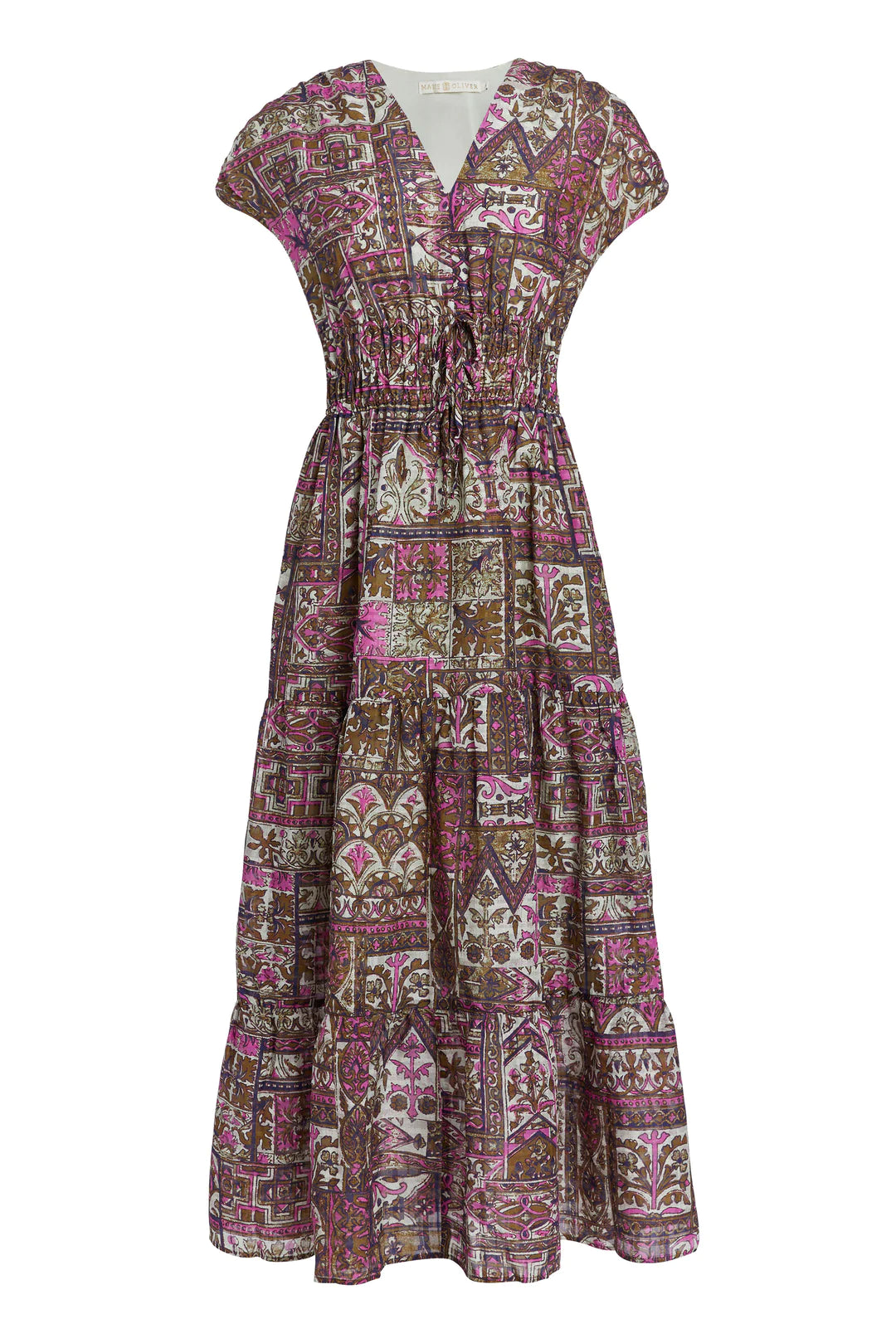 Indy Dress by Marie Oliver in Emerald Tile