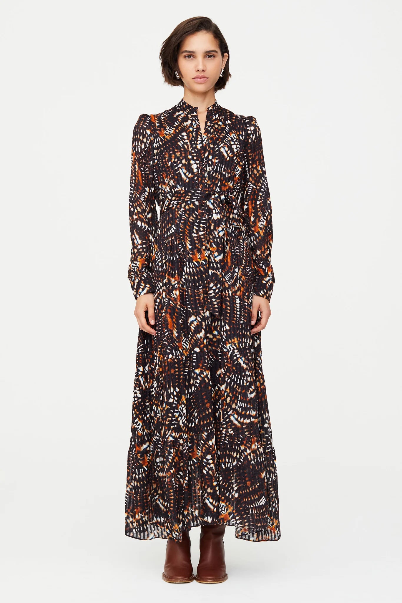 Leona Dress by Marie Oliver in Morel