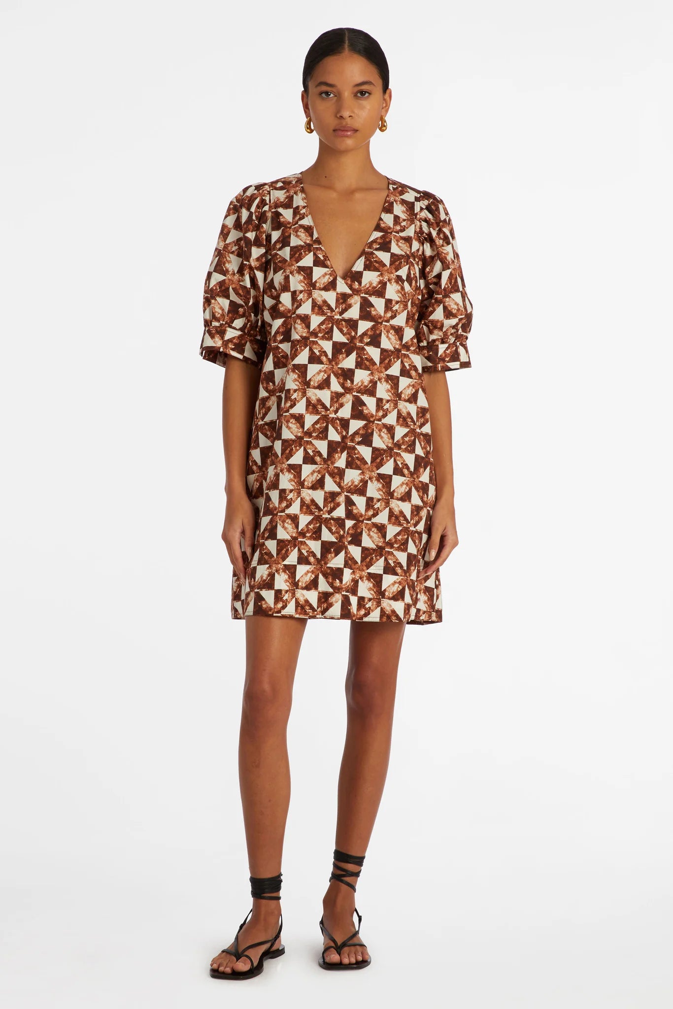 Ola Dress by Marie Oliver in Mahogany