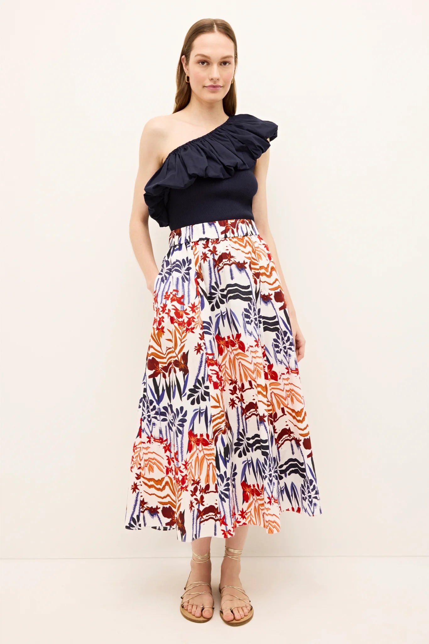 Sasha Skirt by Marie Oliver in Leopard Lair