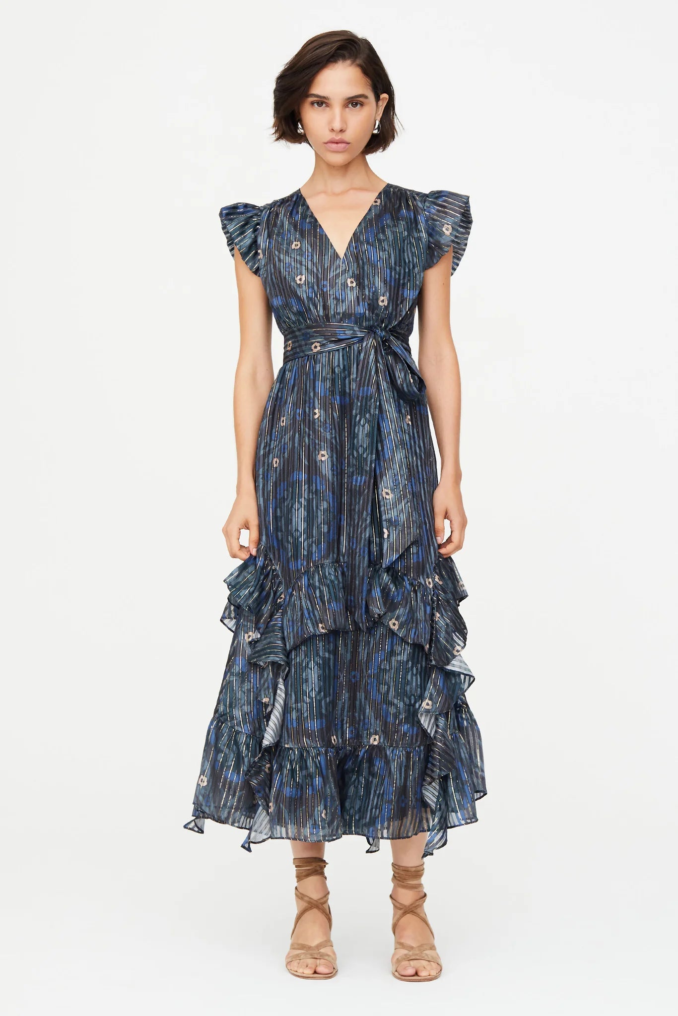 Uma Dress by Marie Oliver in Midnight Trellis