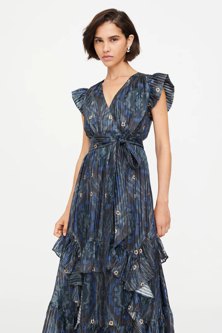 Uma Dress by Marie Oliver in Midnight Trellis