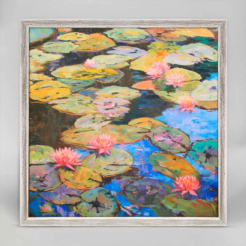Water Gardens Mini Framed Canvas by Greenbox Art