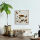 'Monarchs' Silver Mini Framed Canvas by Greenbox Art