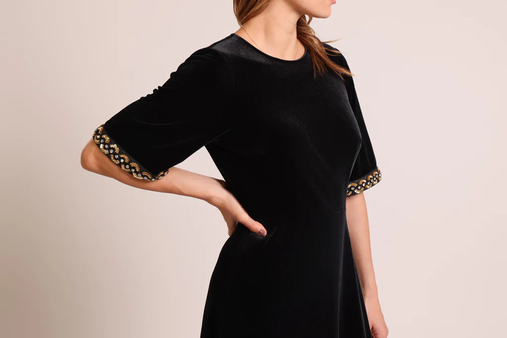Forgiven Dress by Traffic People in Black