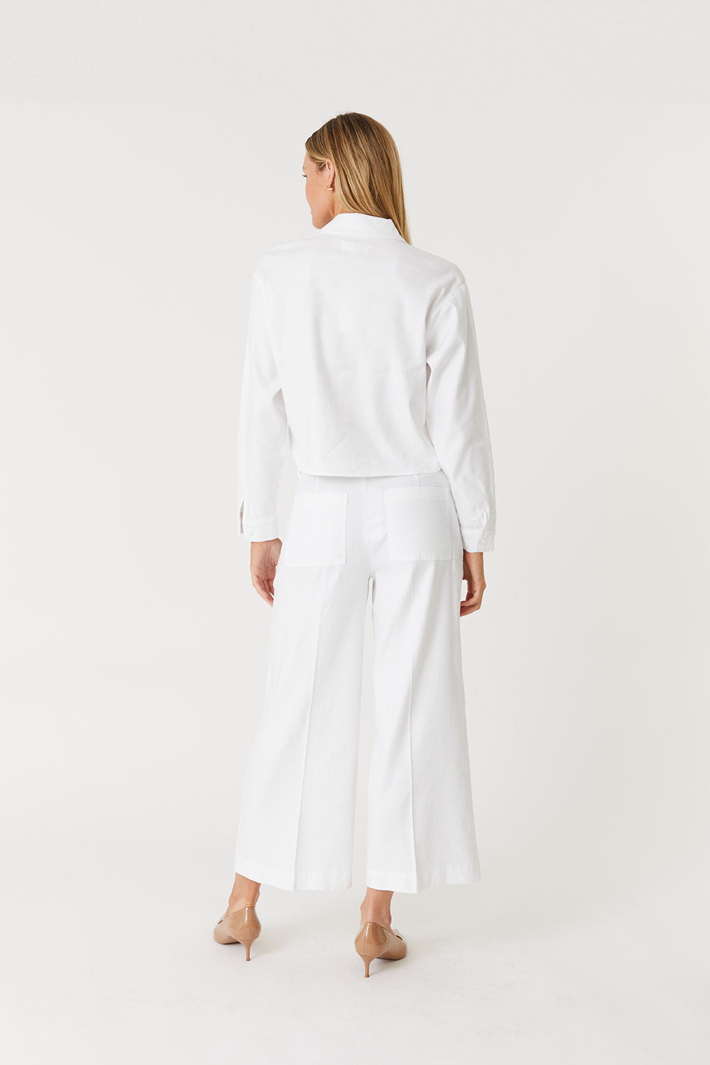 Sophia Exposed Button Wide Leg by Level 99 in Stillwater