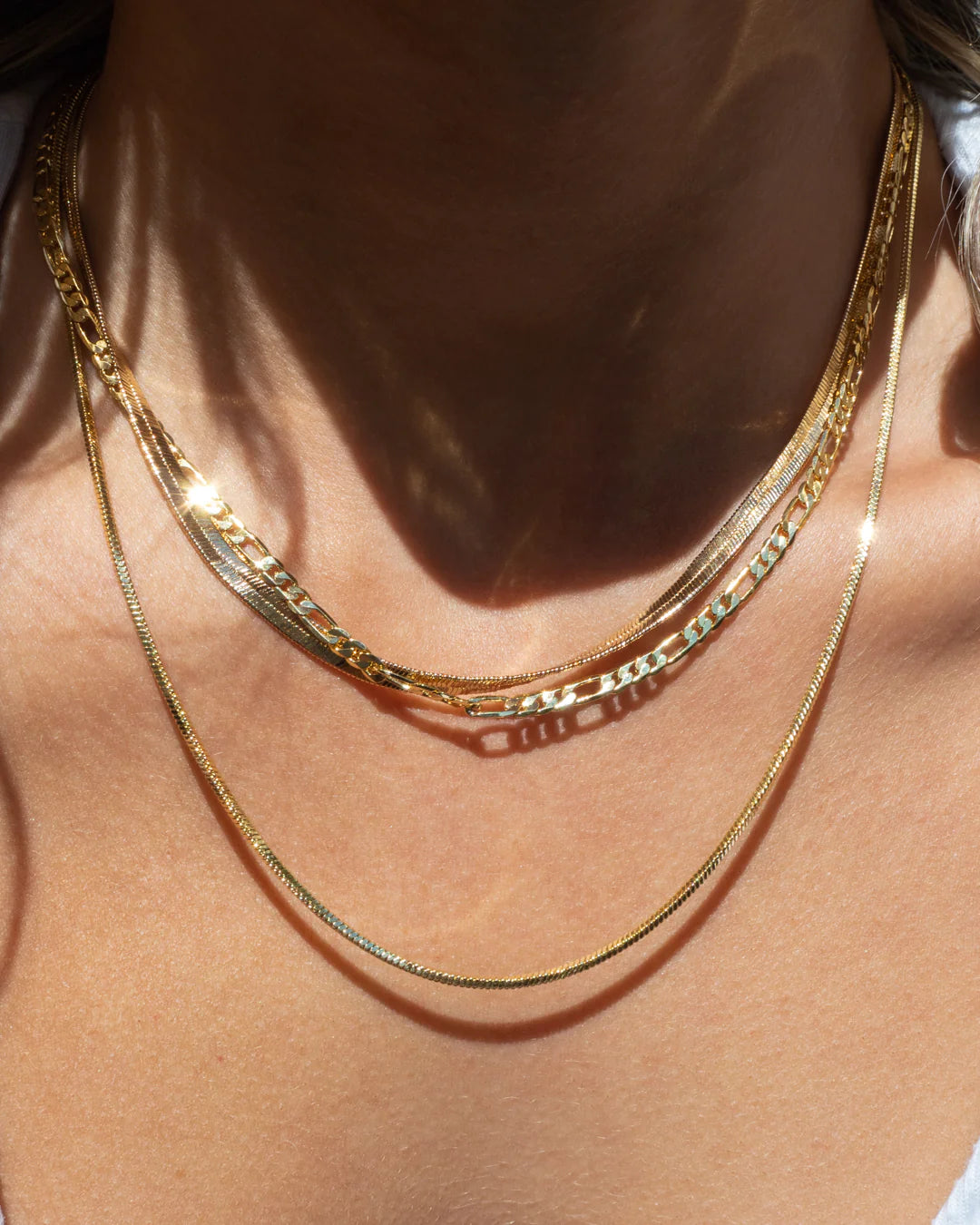 Cecilia Chain Necklace by LUV AJ in Gold