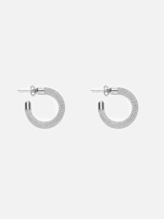 Petit Arthur Earrings by Maison Lurex in Silver