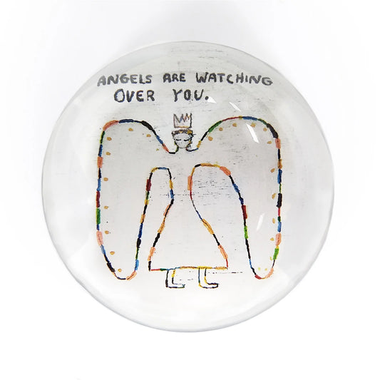 Angels are Watching Paperweight by Sugarboo