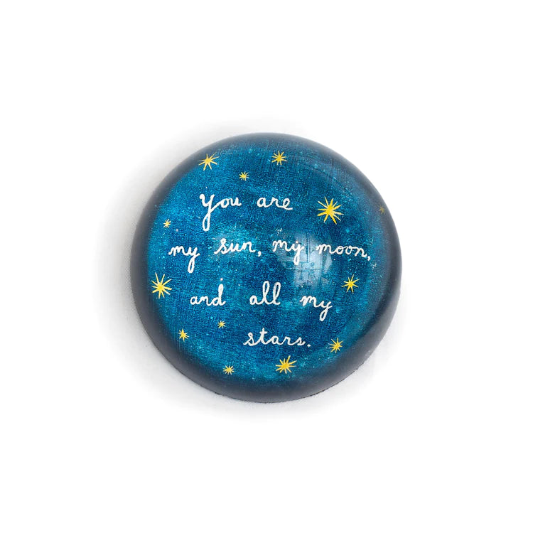 My Sun, My Moon Paperweight by Sugarboo