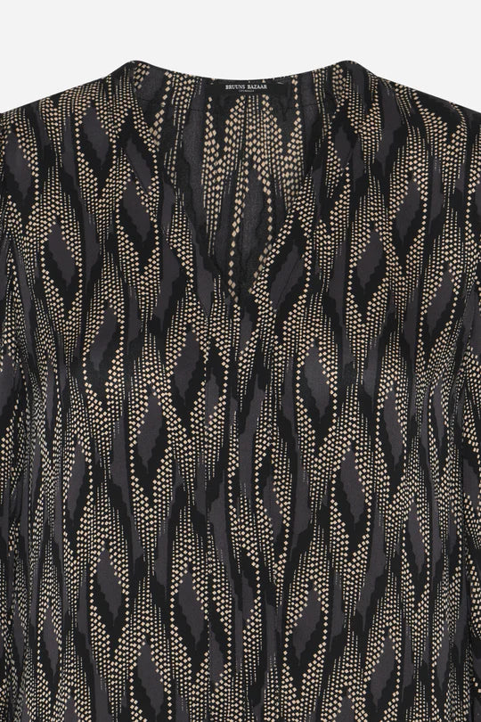 Peony Majlys Dress by Bruun's Bazaar in Graphic Artwork